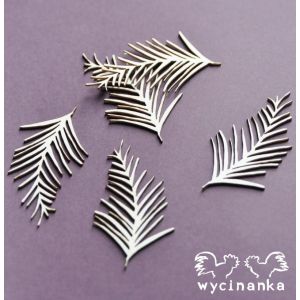 Tekturka Wycinanka Aloha! - Liście Palmy, 5szt